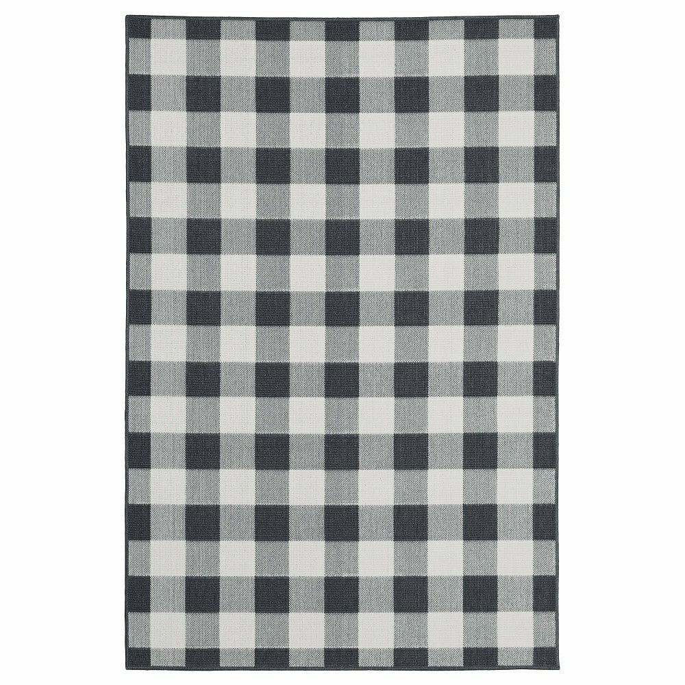 Buffalo Plaid Indoor and Outdoor Polypropylene Rug, 3'7" x 5'6" | Plow & Hearth