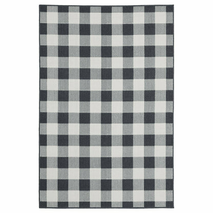 Buffalo Plaid Indoor and Outdoor Polypropylene Rug, 3'7" x 5'6" | Plow & Hearth