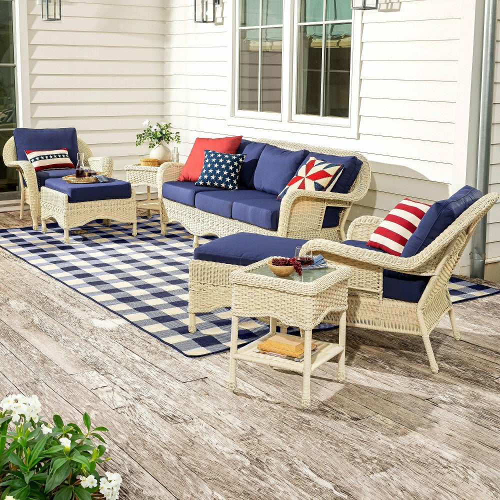 Buffalo Plaid Indoor and Outdoor Polypropylene Rug, 3'7" x 5'6" | Plow & Hearth