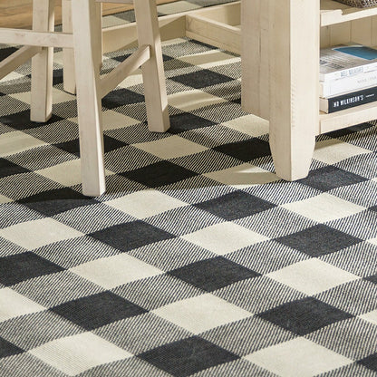 Buffalo Plaid Indoor and Outdoor Polypropylene Rug, 3'7" x 5'6" | Plow & Hearth
