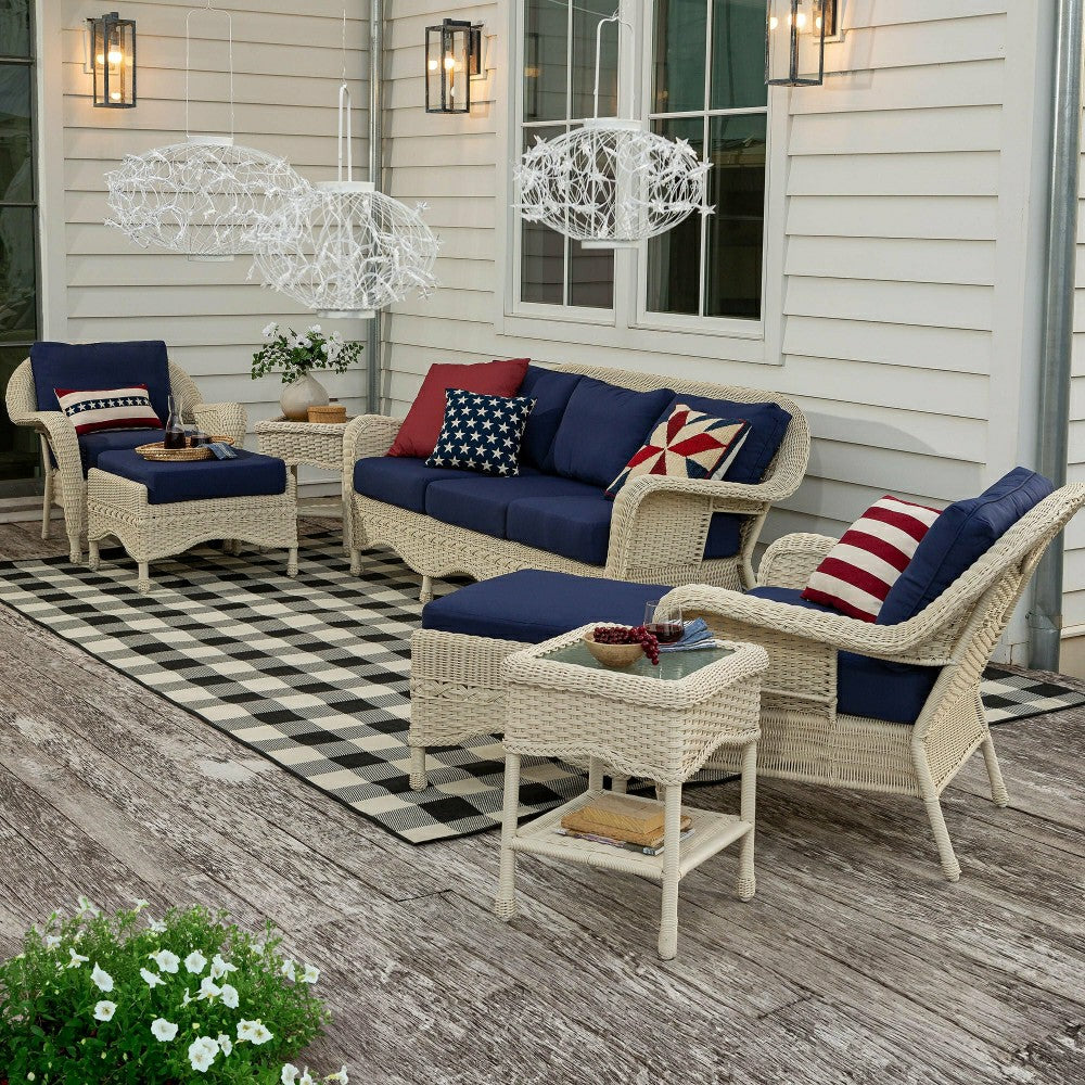 Buffalo Plaid Indoor and Outdoor Polypropylene Rug, 3'7" x 5'6" | Plow & Hearth