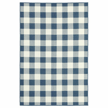 Buffalo Plaid Indoor and Outdoor Polypropylene Rug, 3'7" x 5'6" | Plow & Hearth