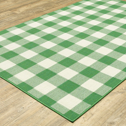 Buffalo Plaid Indoor and Outdoor Polypropylene Rug, 3'7" x 5'6" | Plow & Hearth
