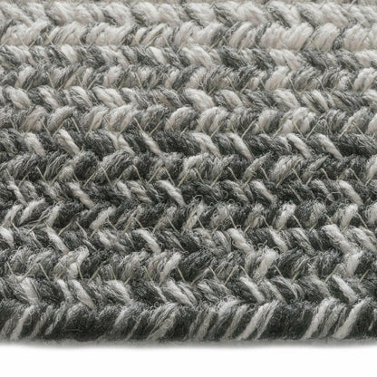 Indoor/Outdoor Rectangle Woodridge Braided Polypropylene Rug, 2'7" x 9 | Plow & Hearth