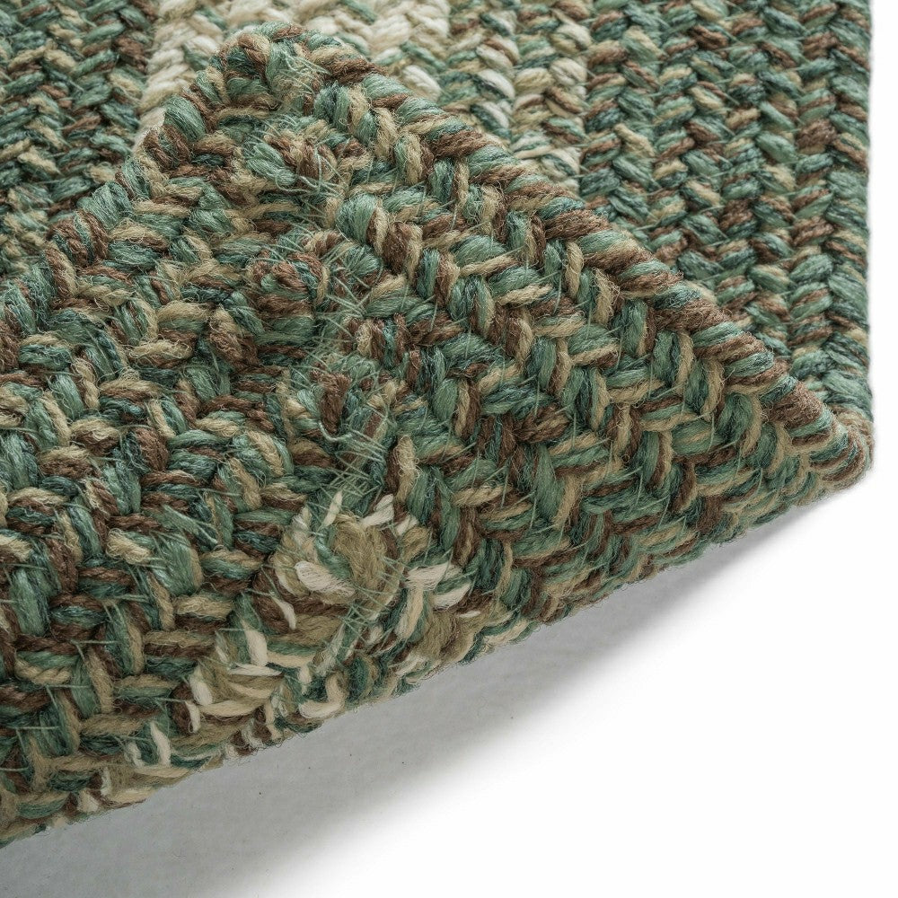 Indoor/Outdoor Rectangle Woodridge Braided Polypropylene Rug, 2'7" x 9 | Plow & Hearth