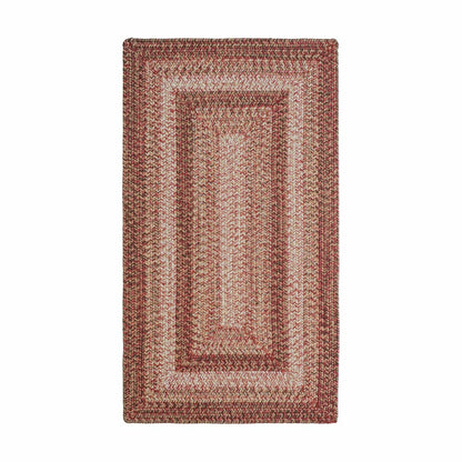 Indoor/Outdoor Rectangle Woodridge Braided Polypropylene Rug, 2'7" x 9 | Plow & Hearth