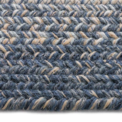 Indoor/Outdoor Rectangle Woodridge Braided Polypropylene Rug, 2'7" x 9 | Plow & Hearth