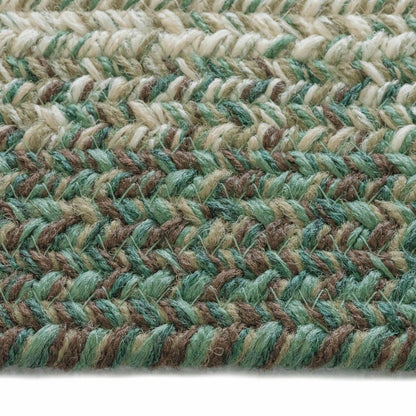 Indoor/Outdoor Rectangle Woodridge Braided Polypropylene Rug, 2' x 3' | Plow & Hearth