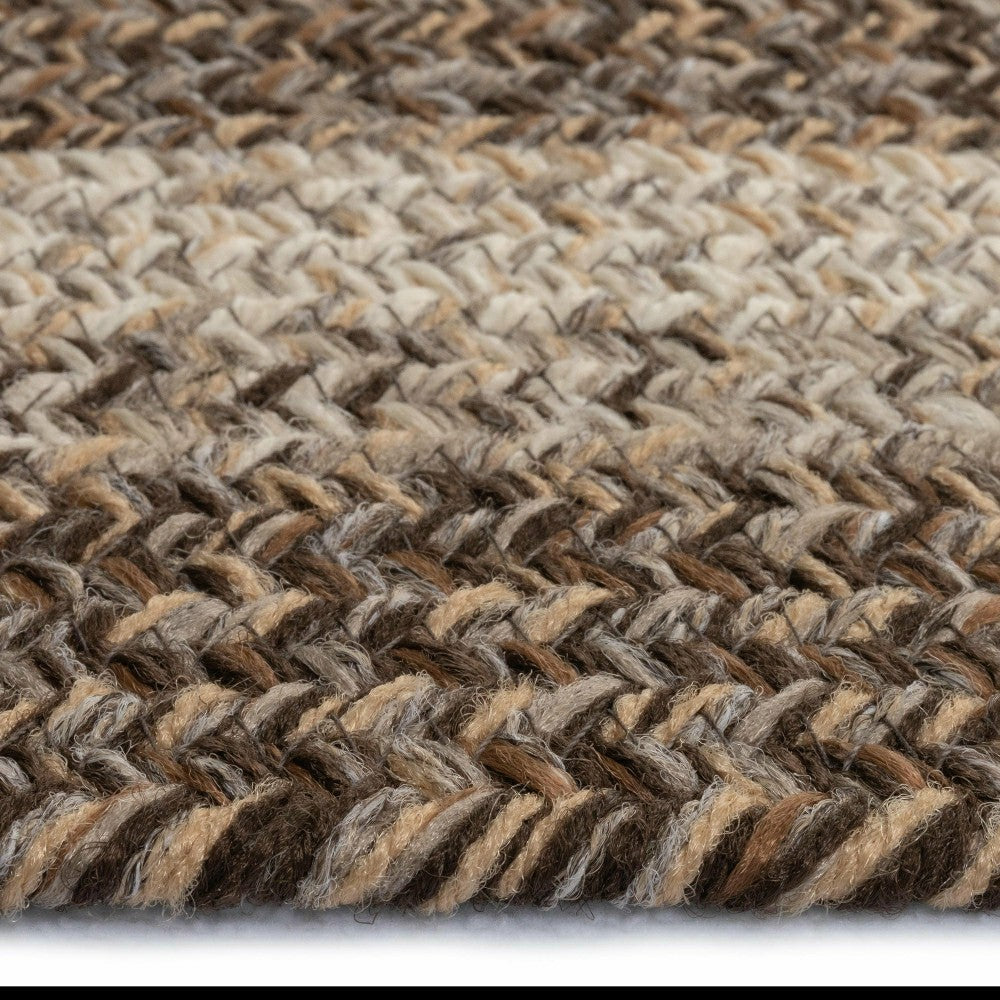 Indoor/Outdoor Oval Woodridge Braided Polypropylene Rug, 7' x 9' | Plow & Hearth
