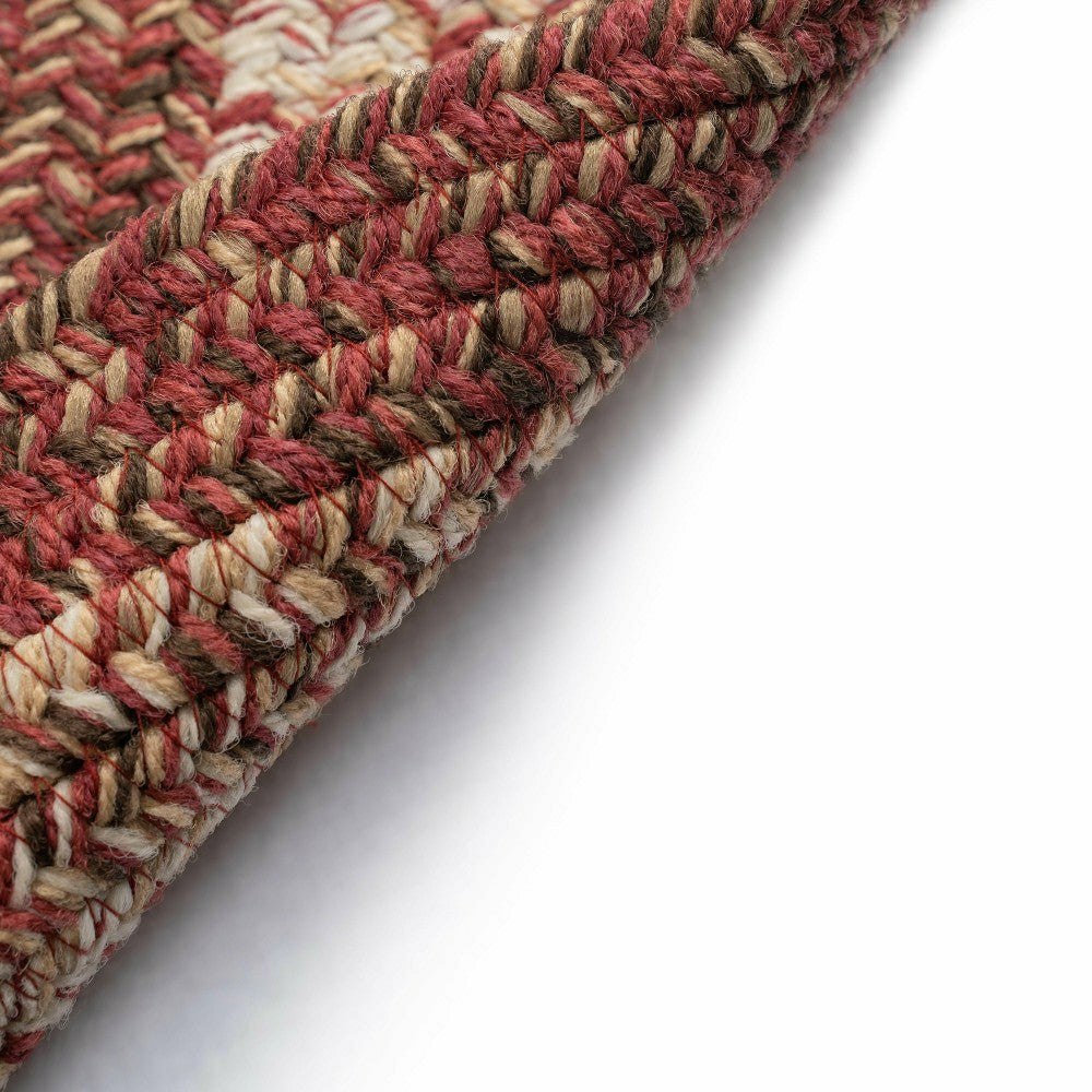 Indoor/Outdoor Oval Woodridge Braided Polypropylene Rug, 4' x 6' | Plow & Hearth