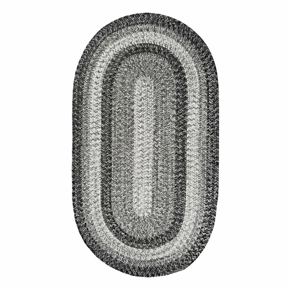 Indoor/Outdoor Oval Woodridge Braided Polypropylene Rug, 4' x 6' | Plow & Hearth