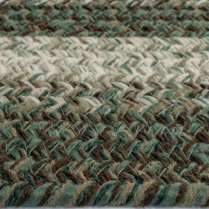 Indoor/Outdoor Oval Woodridge Braided Polypropylene Rug, 4' x 6' | Plow & Hearth