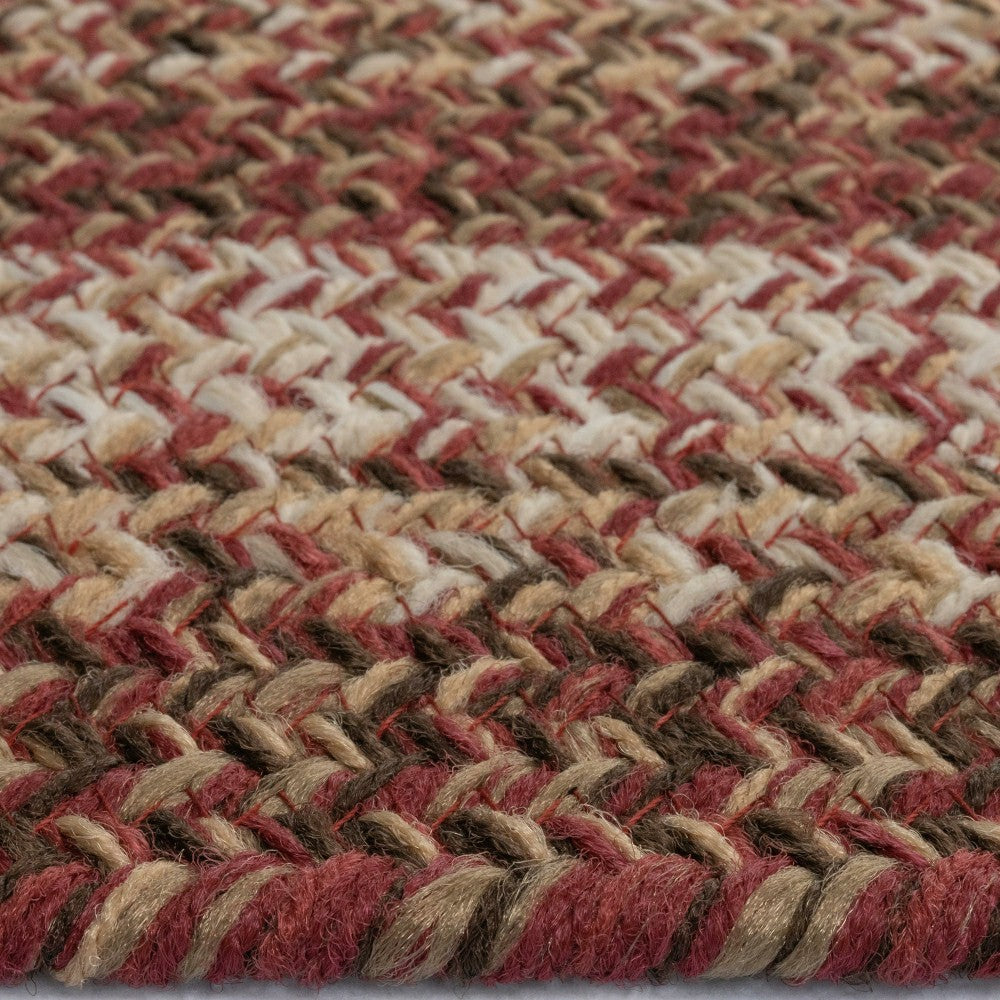 Indoor/Outdoor Oval Woodridge Braided Polypropylene Rug, 4' x 6' | Plow & Hearth