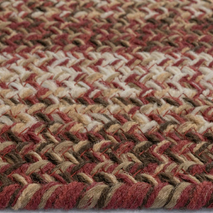 Indoor/Outdoor Oval Woodridge Braided Polypropylene Rug, 4' x 6' | Plow & Hearth