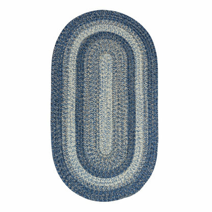 Indoor/Outdoor Oval Woodridge Braided Polypropylene Rug, 3' x 5' | Plow & Hearth