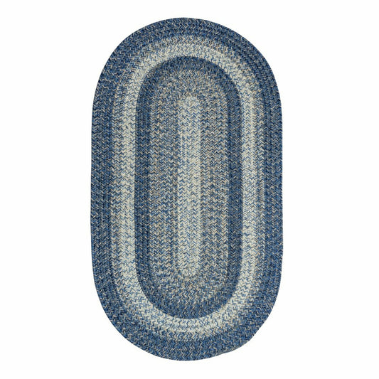 Indoor/Outdoor Oval Woodridge Braided Polypropylene Rug, 2' x 3' | Plow & Hearth