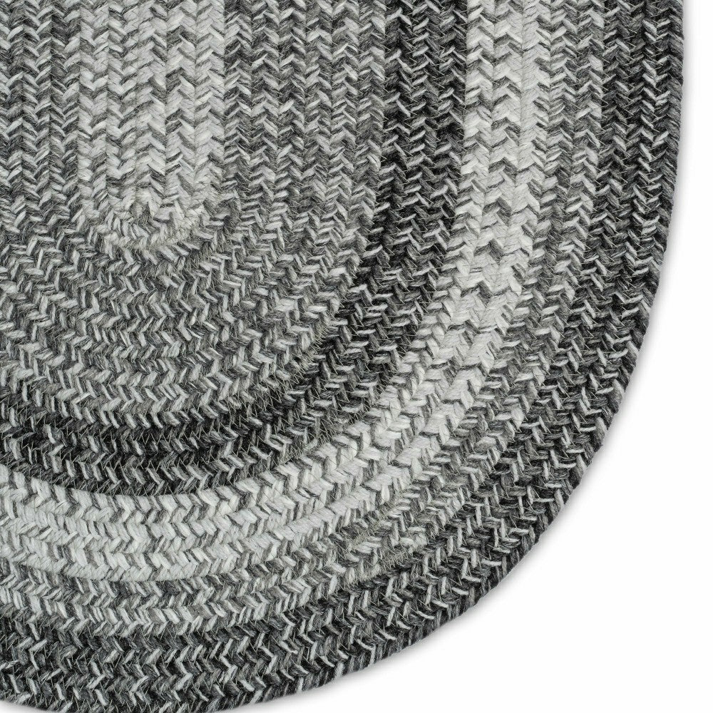 Indoor/Outdoor Oval Woodridge Braided Polypropylene Rug, 2' x 3' | Plow & Hearth