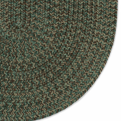 Indoor/Outdoor Oval Pine Creek Braided Polypropylene Rug, 2'7" x 9' Ru | Plow & Hearth