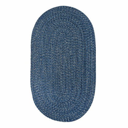 Indoor/Outdoor Oval Pine Creek Braided Polypropylene Rug, 2'7" x 9' Ru | Plow & Hearth