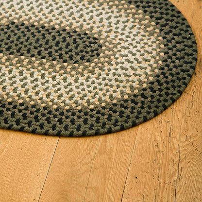USA-Made Wool Braided Virginia Rug, 2' x 3' | Plow & Hearth