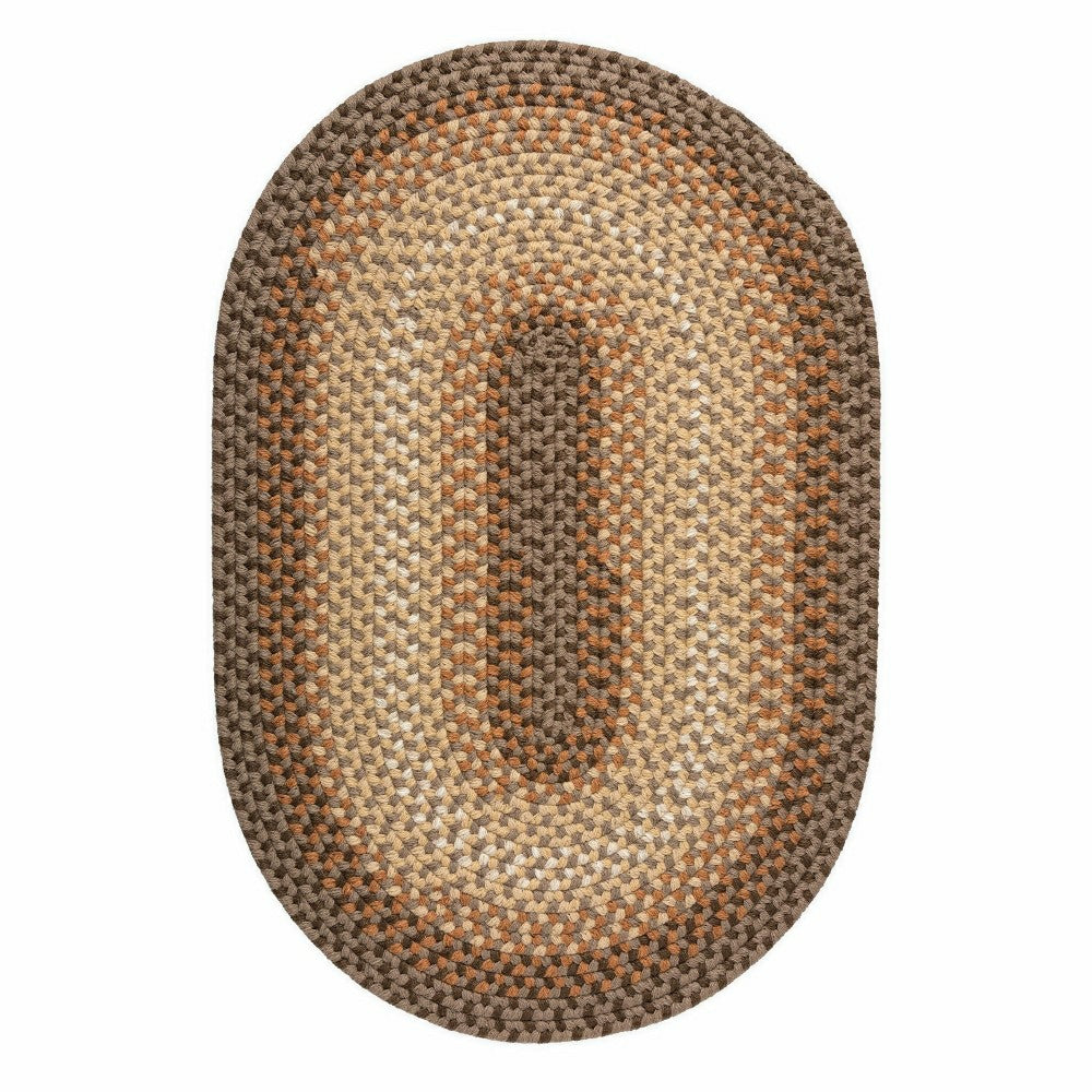 USA-Made Wool Braided Virginia Rug, 2' x 3' | Plow & Hearth