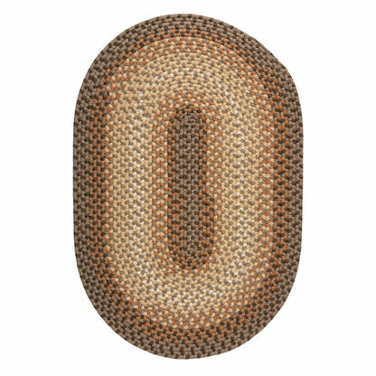 USA-Made Wool Braided Virginia Rug, 2' x 3' | Plow & Hearth