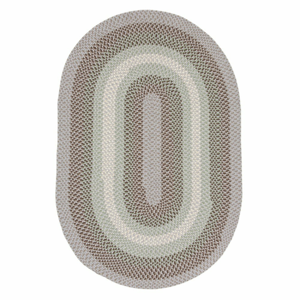 USA-Made Wool Braided Virginia Rug, 2' x 3' | Plow & Hearth