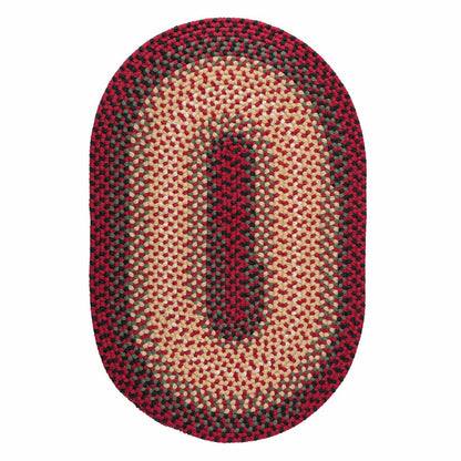 USA-Made Wool Braided Virginia Rug, 2' x 3' | Plow & Hearth