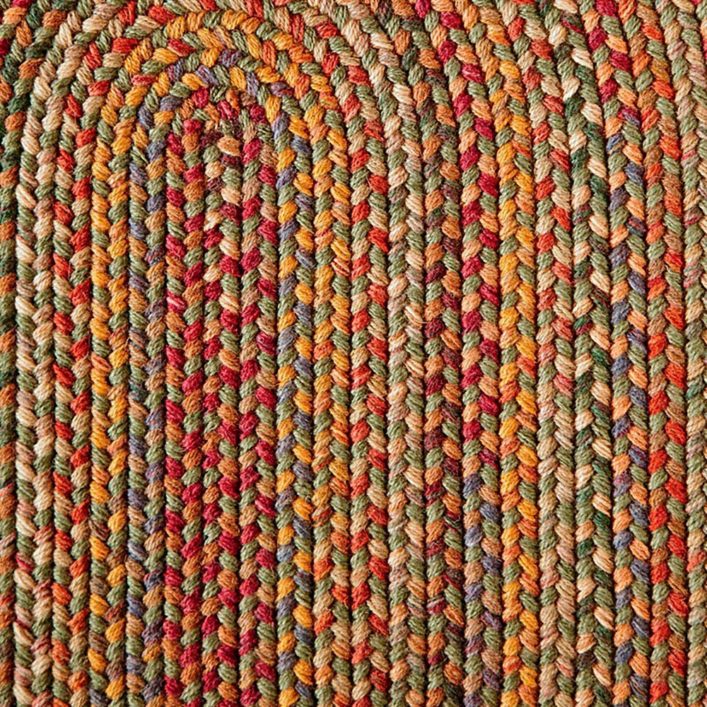 Blue Ridge Wool Braided Rug, 3' x 5' | Plow & Hearth