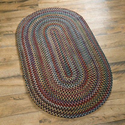 Blue Ridge Wool Braided Rug, 3' x 5' | Plow & Hearth