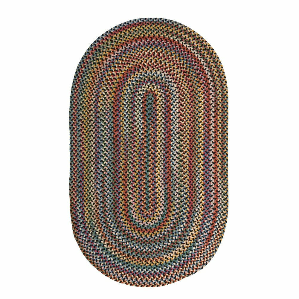 Blue Ridge Wool Braided Rug, 3' x 5' | Plow & Hearth