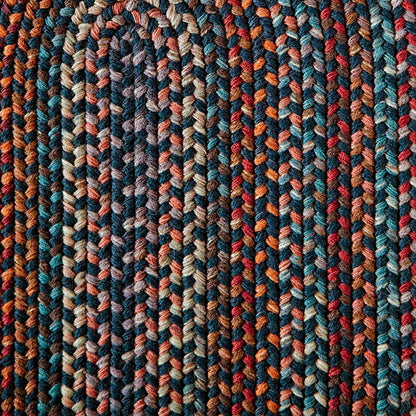 Blue Ridge Wool Braided Rug, 3' x 5' | Plow & Hearth