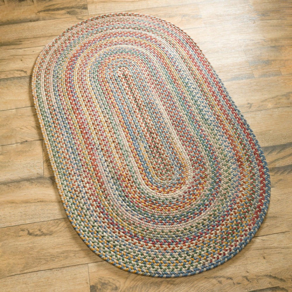 Blue Ridge Wool Braided Rug, 3' x 5' | Plow & Hearth