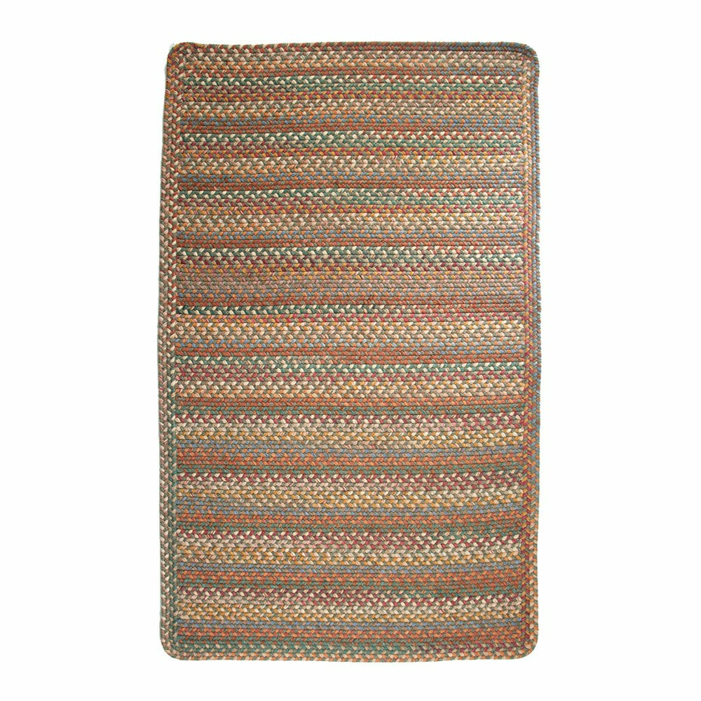 Blue Ridge Rectangle Wool Braided Rug, 5' x 8' | Plow & Hearth