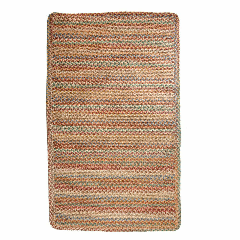 Blue Ridge Rectangle Wool Braided Rug, 5' x 8' | Plow & Hearth