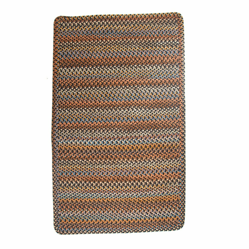 Blue Ridge Rectangle Wool Braided Rug, 5' x 8' | Plow & Hearth