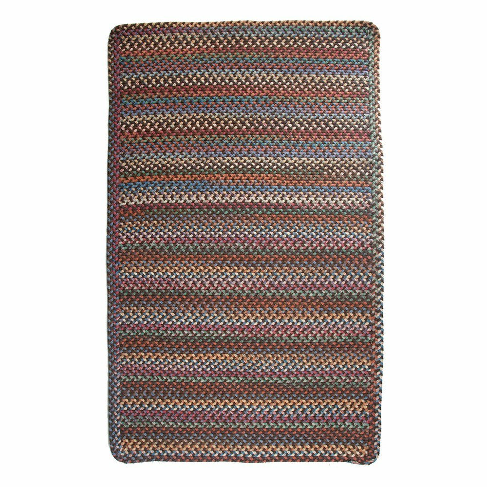 Blue Ridge Rectangle Wool Braided Rug, 5' x 8' | Plow & Hearth