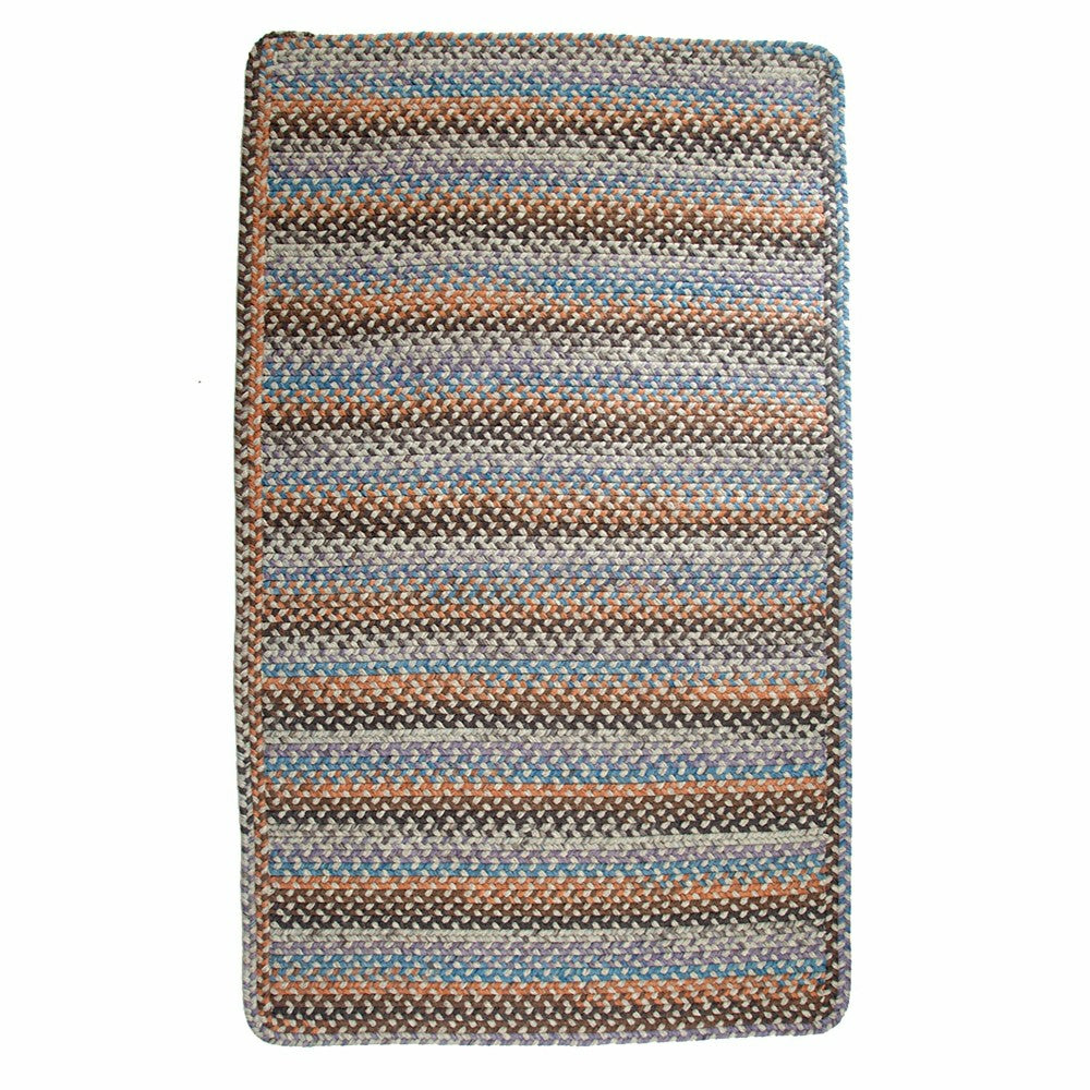 Blue Ridge Rectangle Wool Braided Rug, 5' x 8' | Plow & Hearth