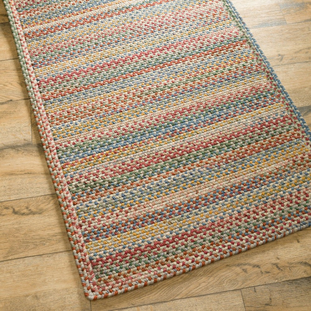 Blue Ridge Rectangle Wool Braided Rug, 5' x 8' | Plow & Hearth