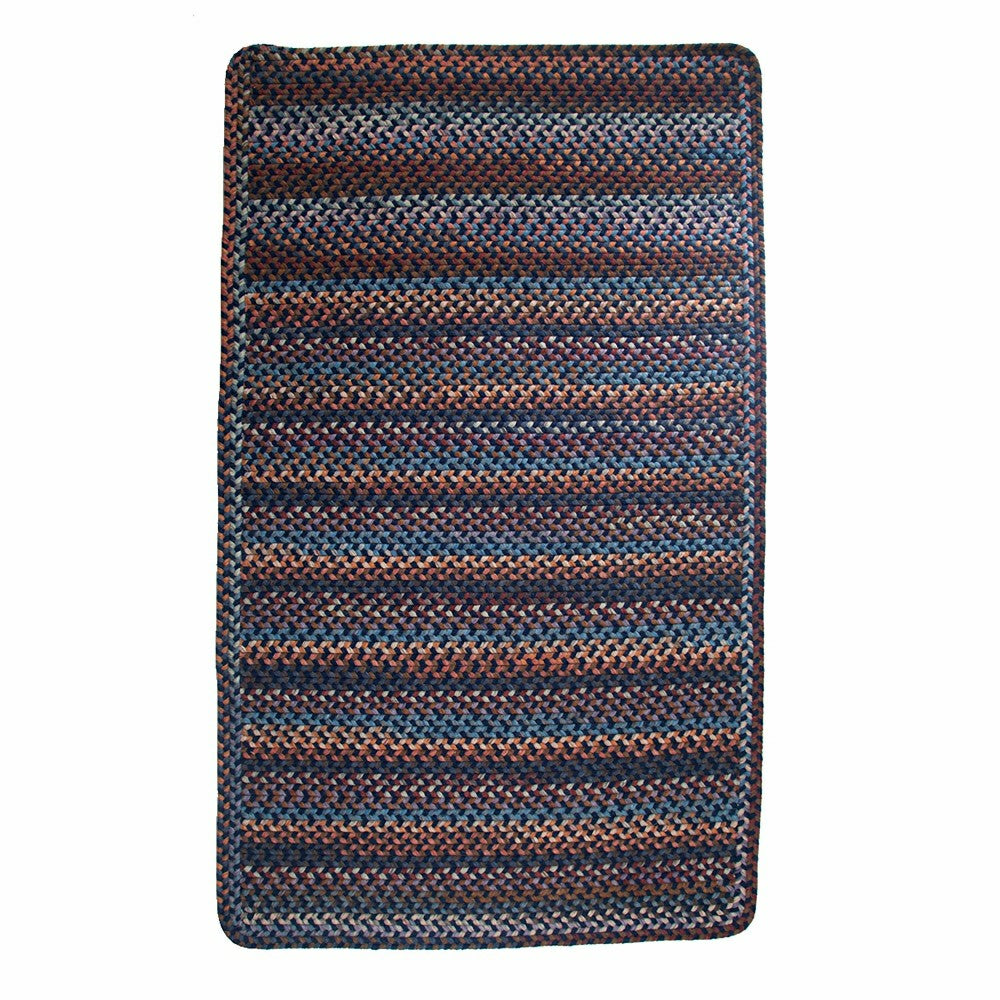 Blue Ridge Rectangle Wool Braided Rug, 5' x 8' | Plow & Hearth