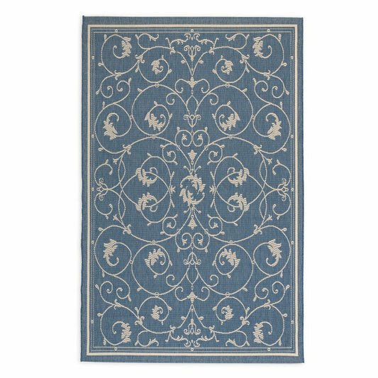 Veranda Scroll Indoor/Outdoor Rug, 5'3" x 7'6" | Plow & Hearth