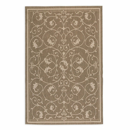 Veranda Scroll Indoor/Outdoor Rug, 5'3" x 7'6" | Plow & Hearth