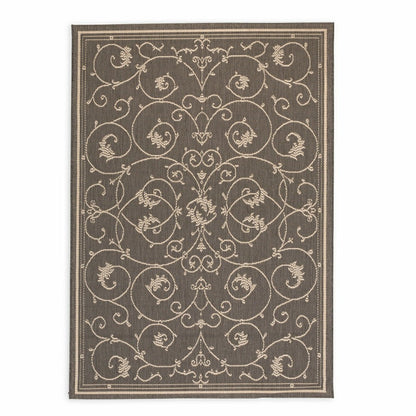 Veranda Scroll Indoor/Outdoor Rug, 5'3" x 7'6" | Plow & Hearth