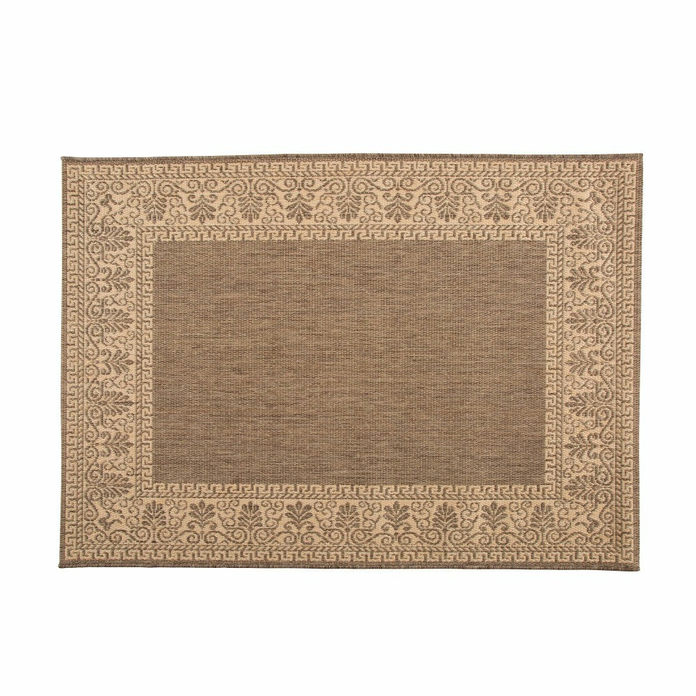 Veranda Border Indoor/Outdoor Rug, 2' x 3'7" | Plow & Hearth