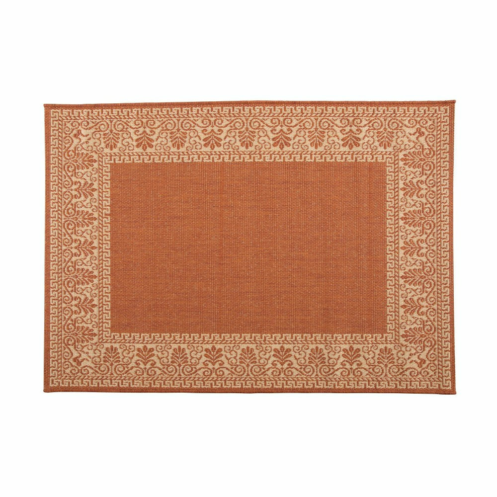 Veranda Border Indoor/Outdoor Rug, 2' x 3'7" | Plow & Hearth