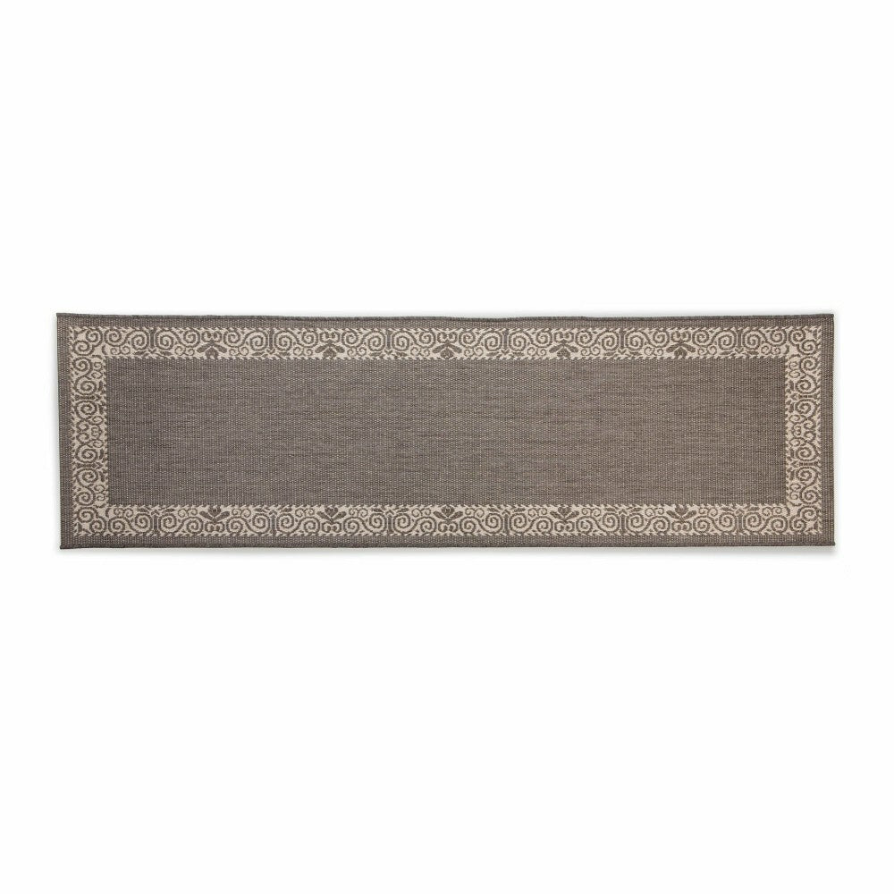 Veranda Border Indoor/Outdoor Rug, 2' x 3'7" | Plow & Hearth