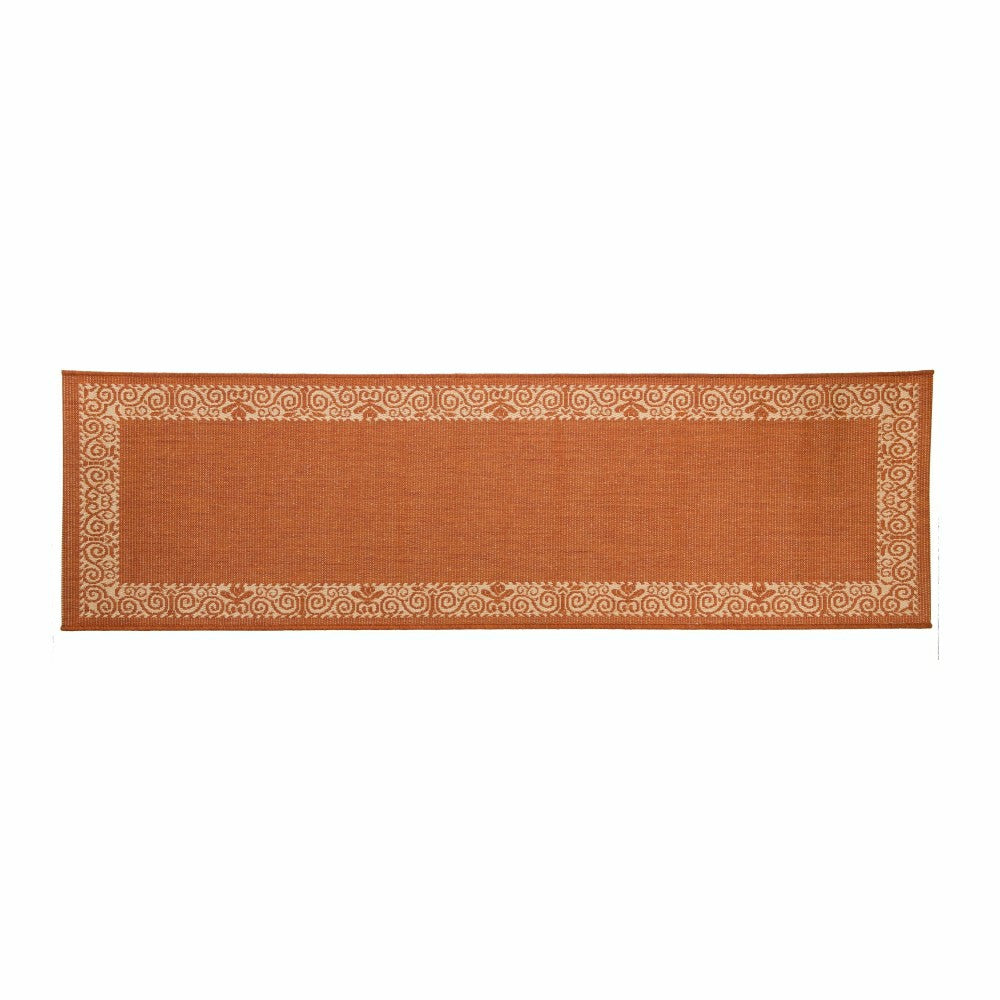 Veranda Border Indoor/Outdoor Rug, 2' x 3'7" | Plow & Hearth