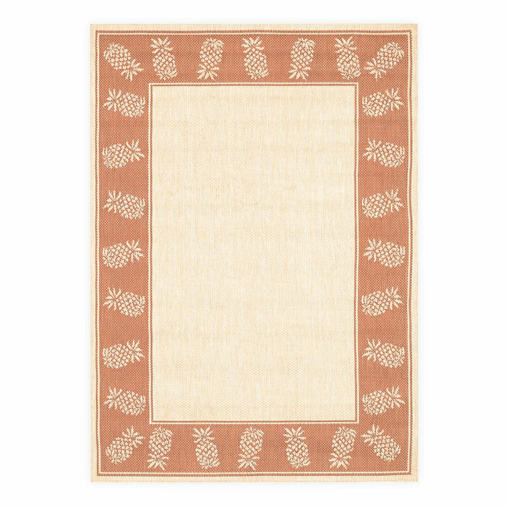 Veranda Border Indoor/Outdoor Rug, 2' x 3'7" | Plow & Hearth