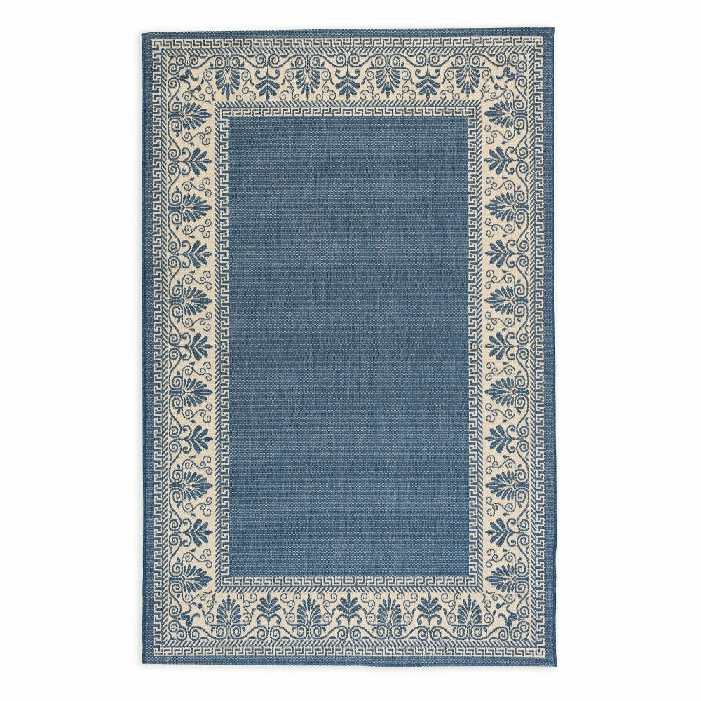 Veranda Border Indoor/Outdoor Rug, 2' x 3'7" | Plow & Hearth