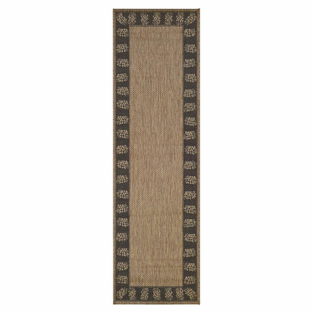 Veranda Border Indoor/Outdoor Rug, 2' x 3'7" | Plow & Hearth